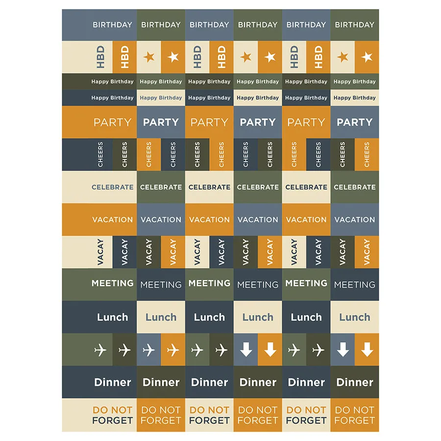 2025 Element Layers Medium Weekly Monthly Planner