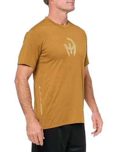 adidas Men's Mahomes Designed 4 Training T-Shirt, Bronze Strata, X-Small