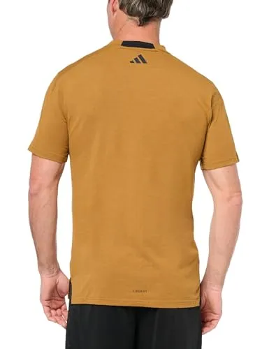 adidas Men's Mahomes Designed 4 Training T-Shirt, Bronze Strata, X-Small