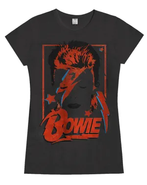 Amplified David Bowie Aladdin Sane Womens T-Shirt