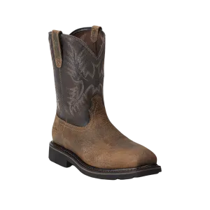 Ariat Men's Sierra Puncture Resistant Steel Toe Work Earth Boots