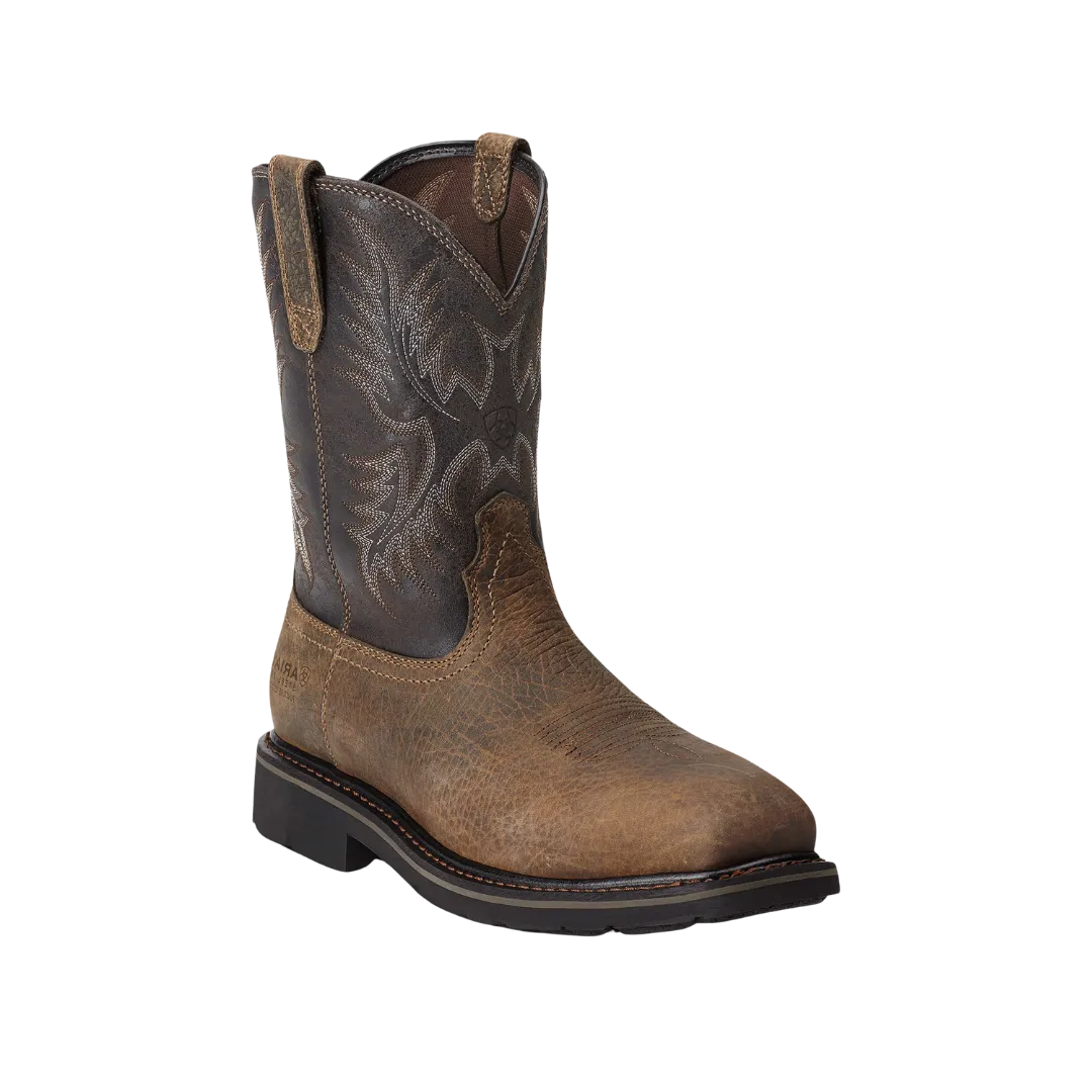 Ariat Men's Sierra Puncture Resistant Steel Toe Work Earth Boots