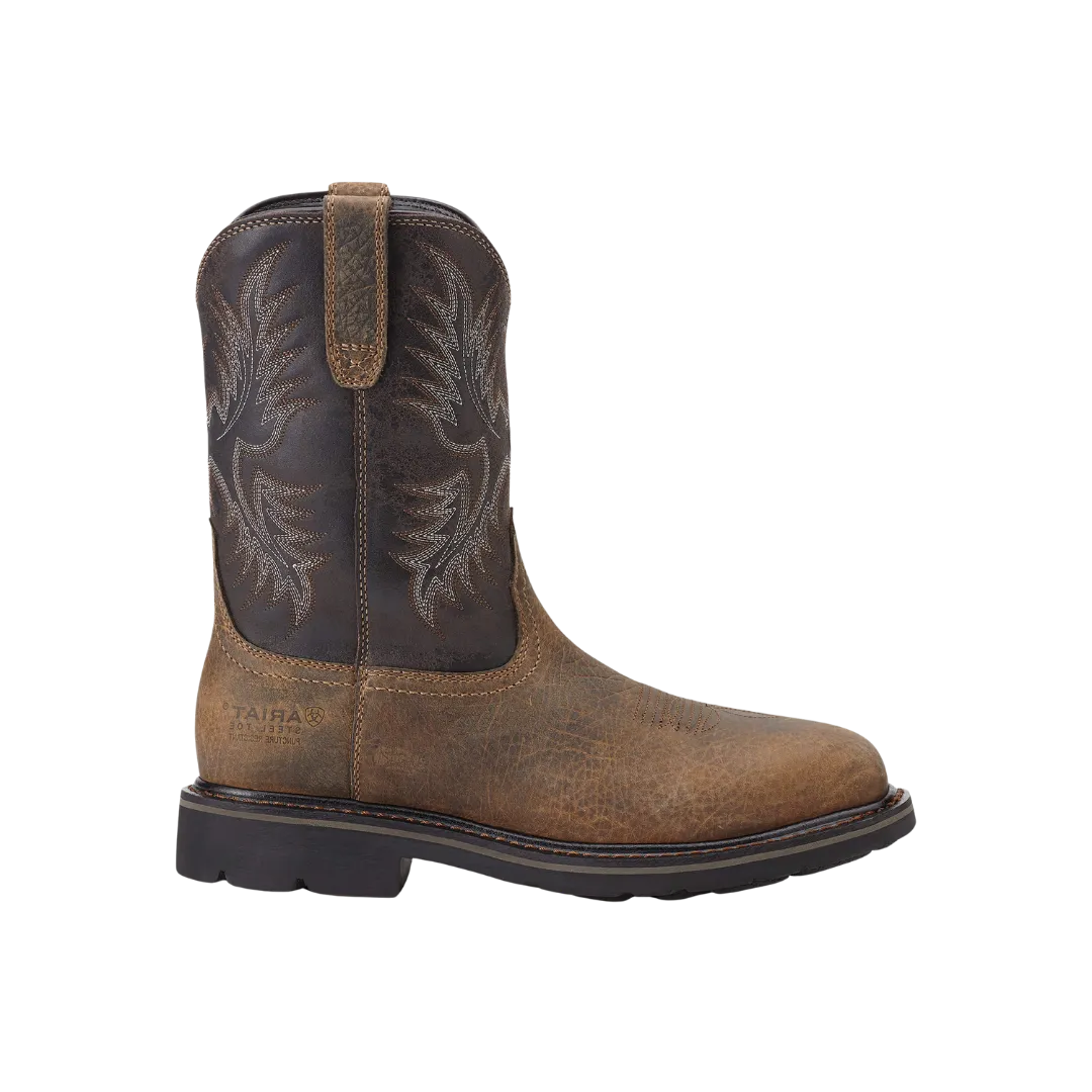 Ariat Men's Sierra Puncture Resistant Steel Toe Work Earth Boots