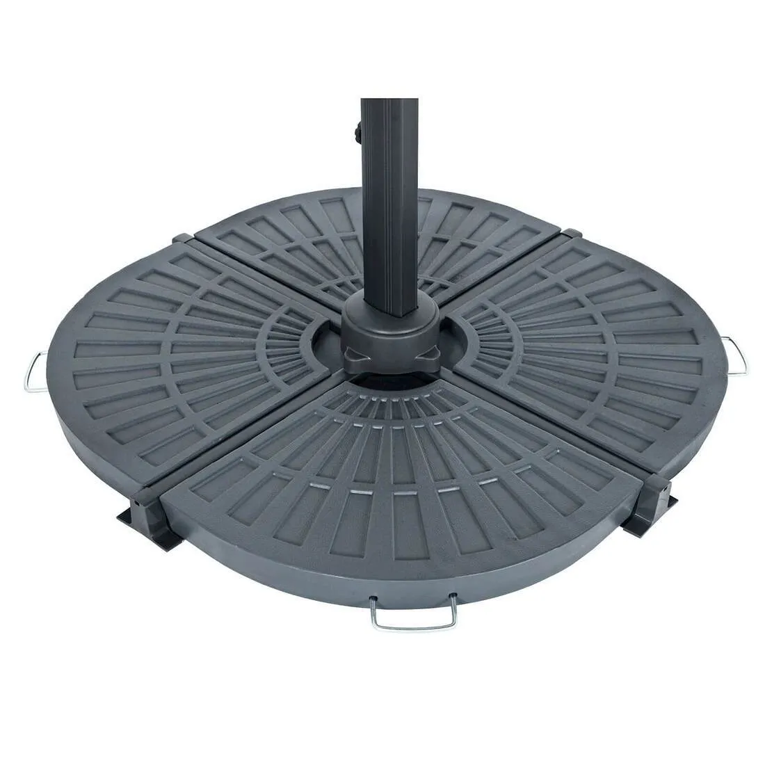 Azuma Quarter Round Parasol Base Slab 14kg 20kg Weighted