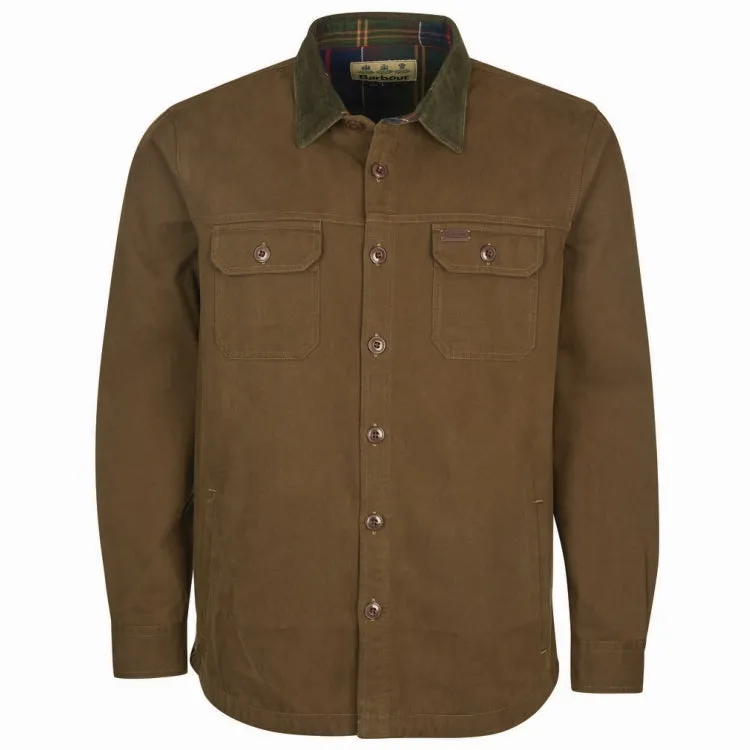 Barbour Catbell Overshirt - Dark Olive