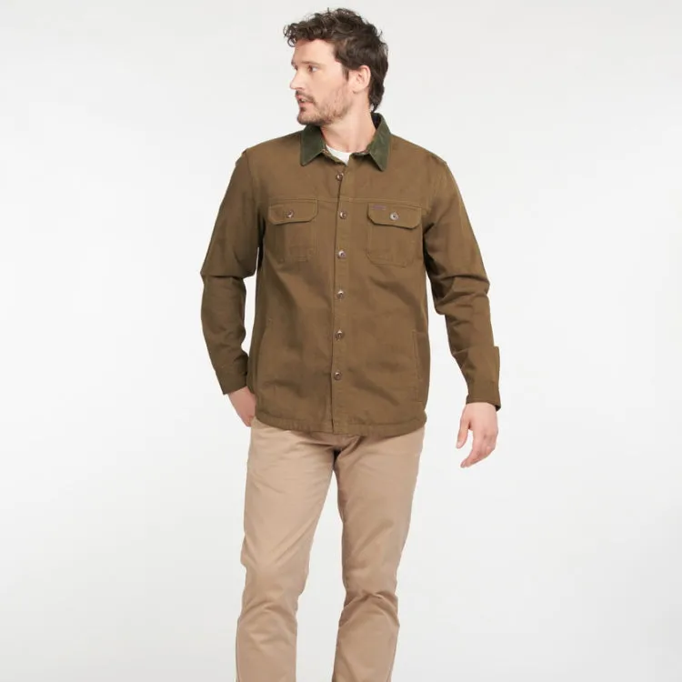 Barbour Catbell Overshirt - Dark Olive