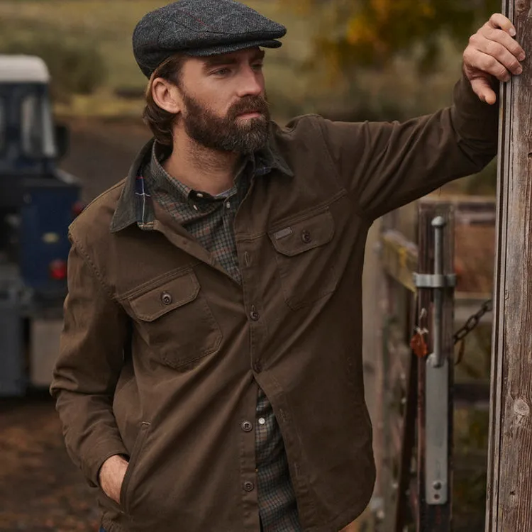 Barbour Catbell Overshirt - Dark Olive