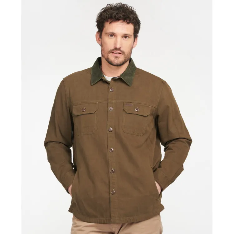 Barbour Catbell Overshirt - Dark Olive