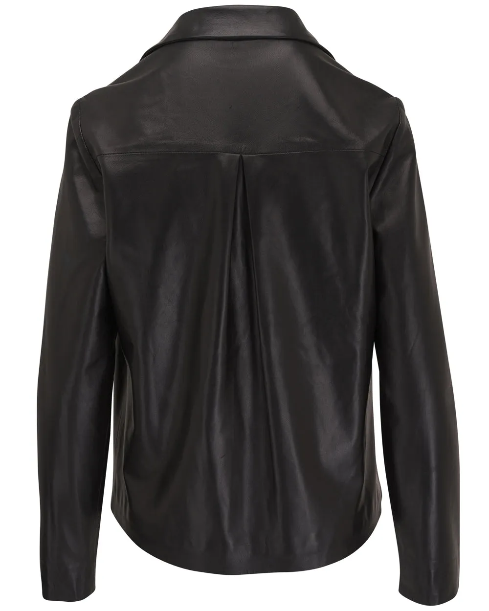 Black Leather Knack Jacket