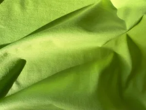 Bodacious Lime Green Cotton Knit (Made in Italy)