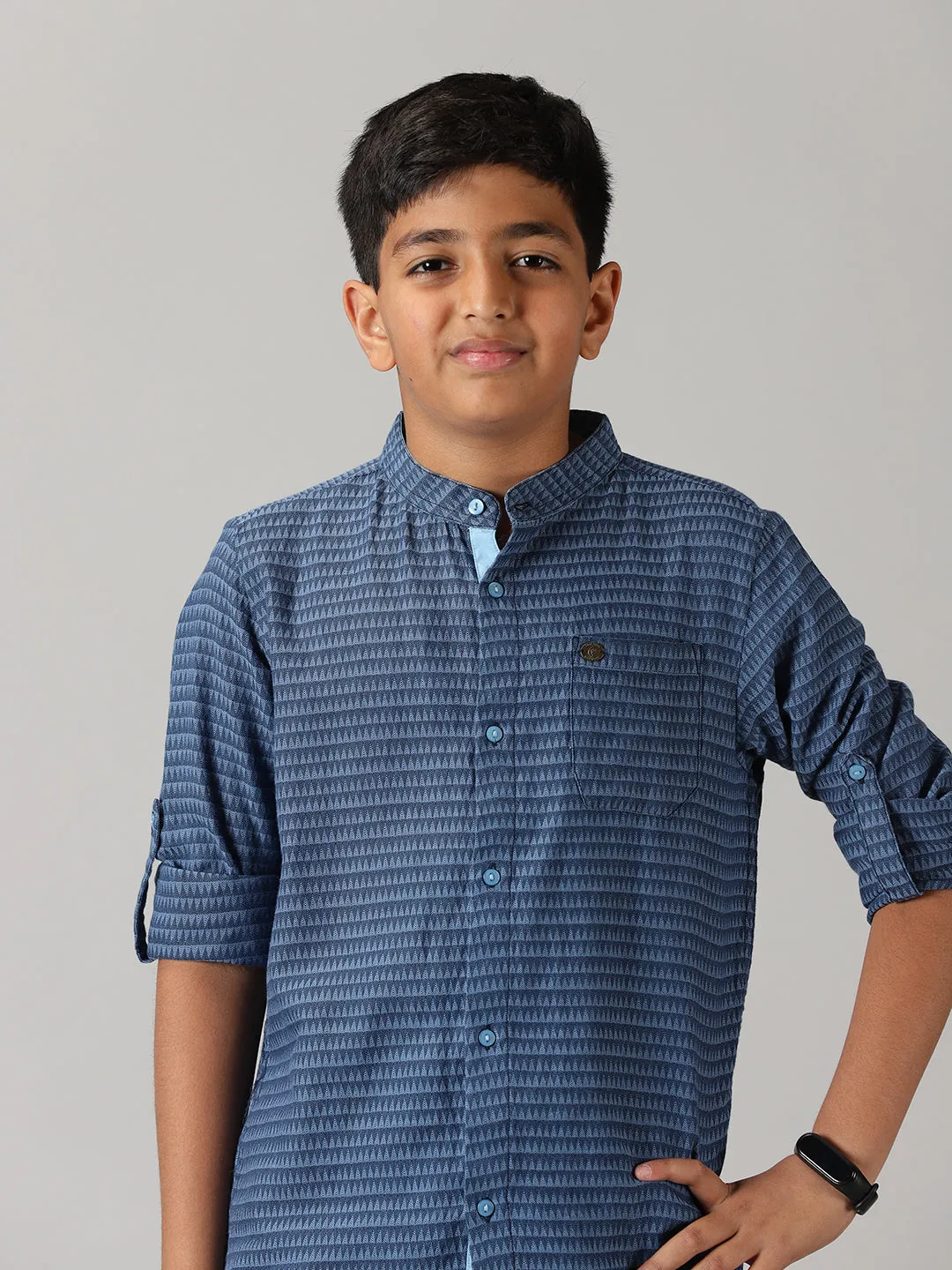 Boys Full Sleeve Kurta Shirt