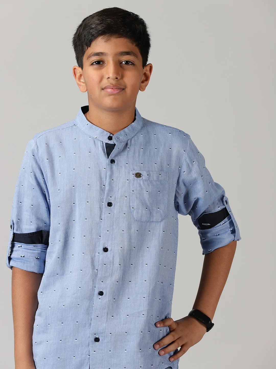 Boys Full Sleeve Kurta Shirt