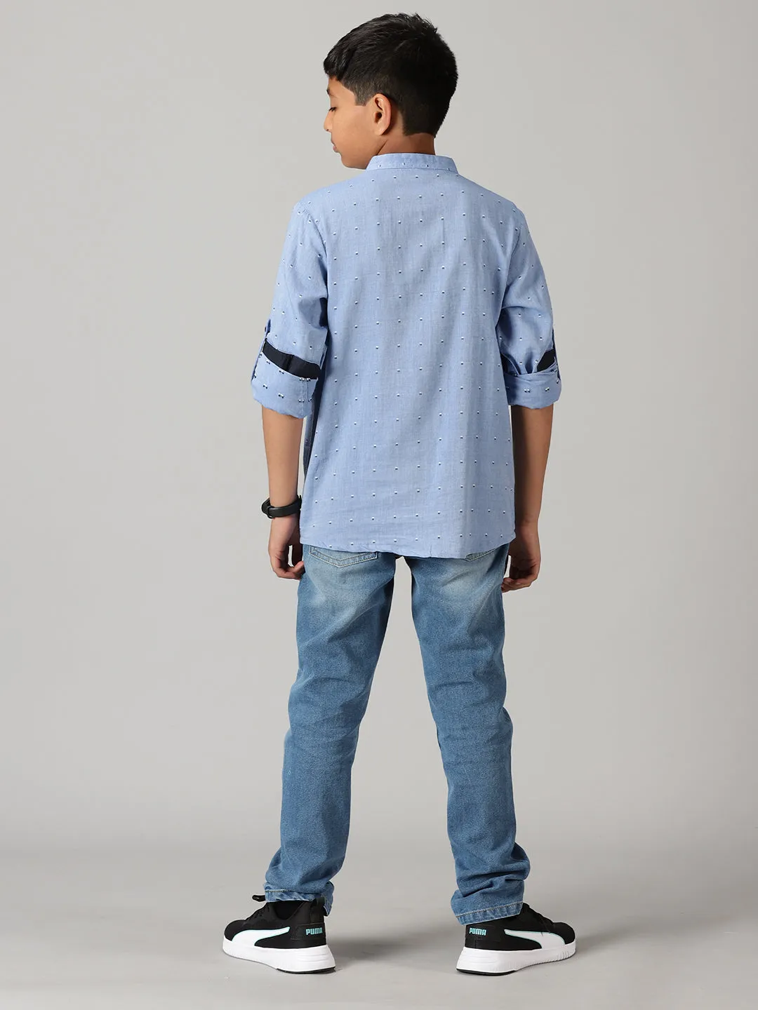 Boys Full Sleeve Kurta Shirt