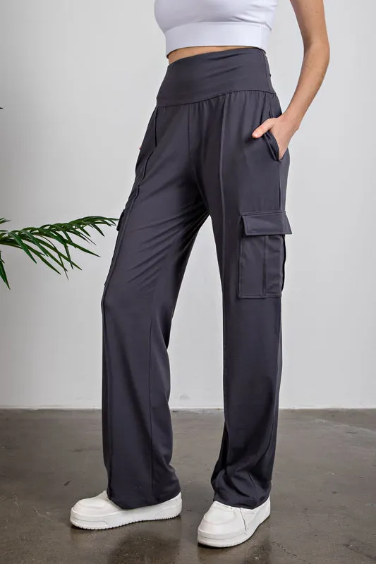 Butter Soft Straight Leg Cargo Pants