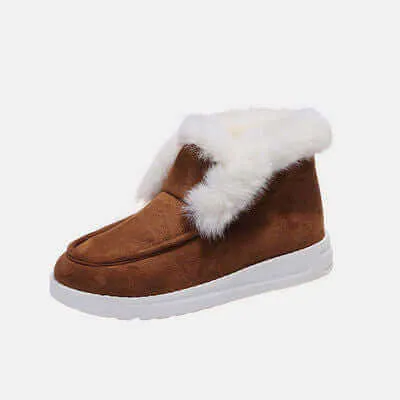 Cozy Furry Suede Snow Boots | US Sizes 5-11