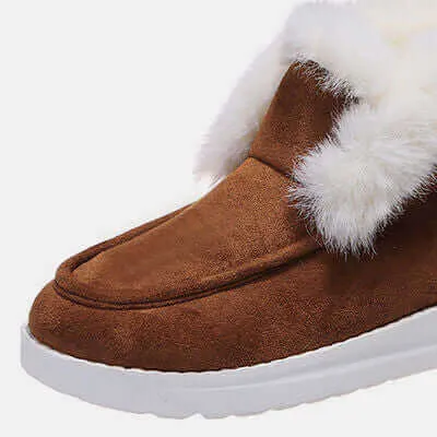 Cozy Furry Suede Snow Boots | US Sizes 5-11