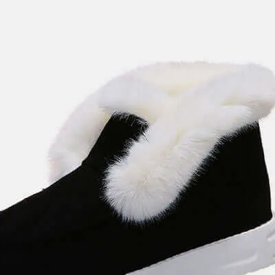 Cozy Furry Suede Snow Boots | US Sizes 5-11