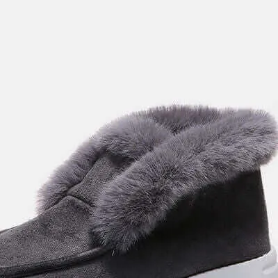 Cozy Furry Suede Snow Boots | US Sizes 5-11