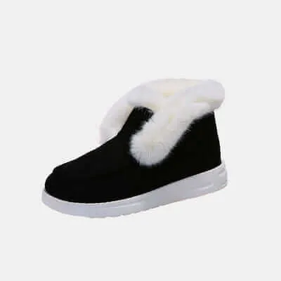 Cozy Furry Suede Snow Boots | US Sizes 5-11