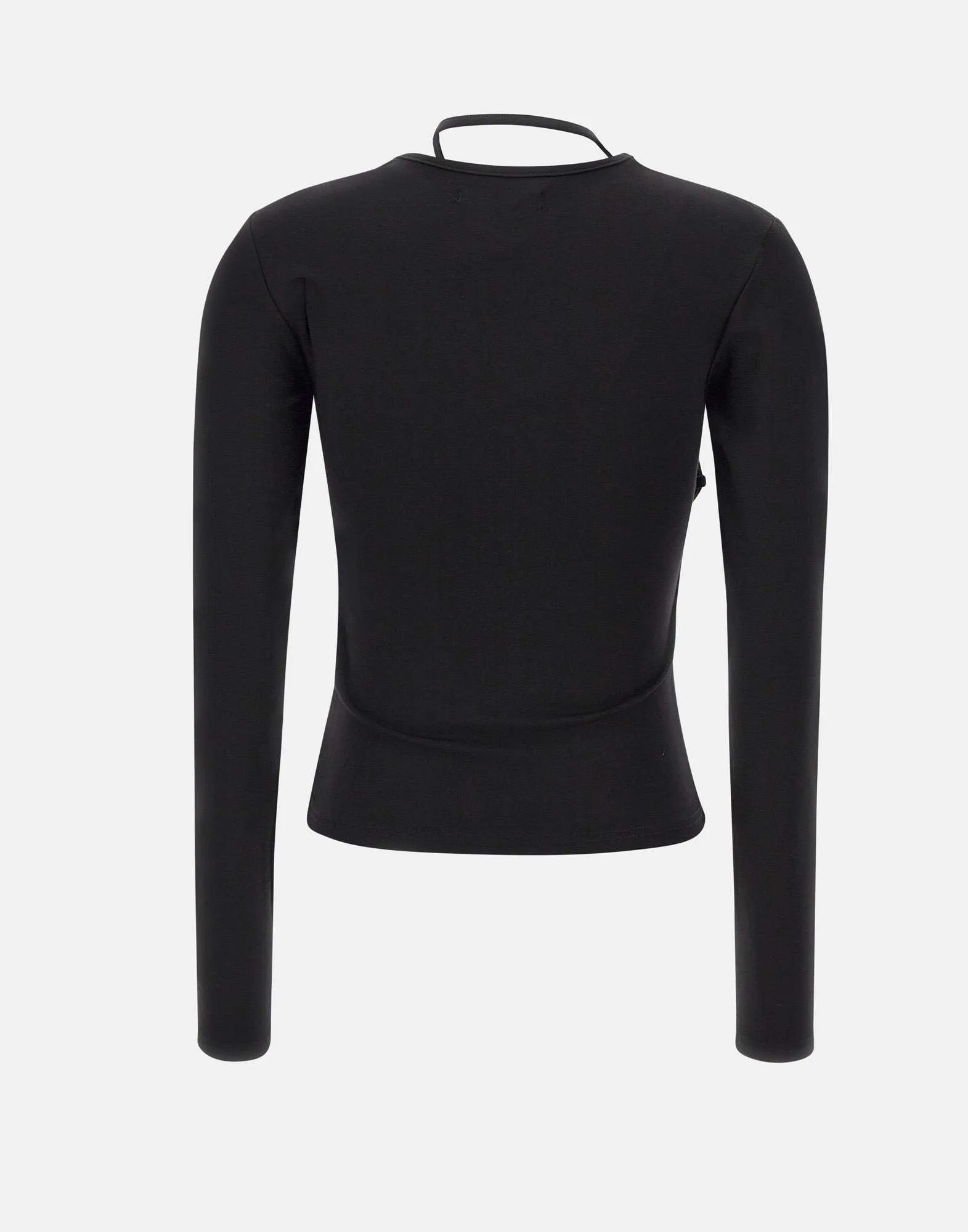 Etheria Black Cut-Out Sweater