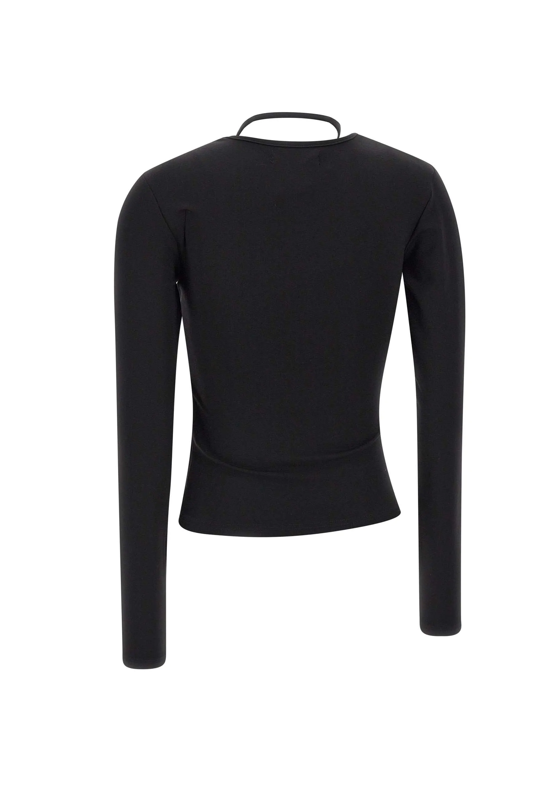 Etheria Black Cut-Out Sweater