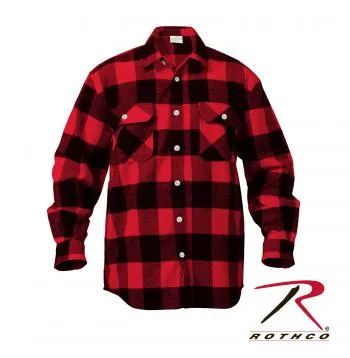 Extra Heavyweight Buffalo Plaid Flannel Shirt