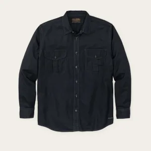 FILSON - Anthracite Safari Cloth Guide Shirt - Midnight Navy