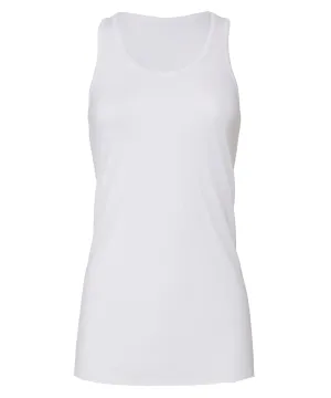 Flowy racerback tank top | White