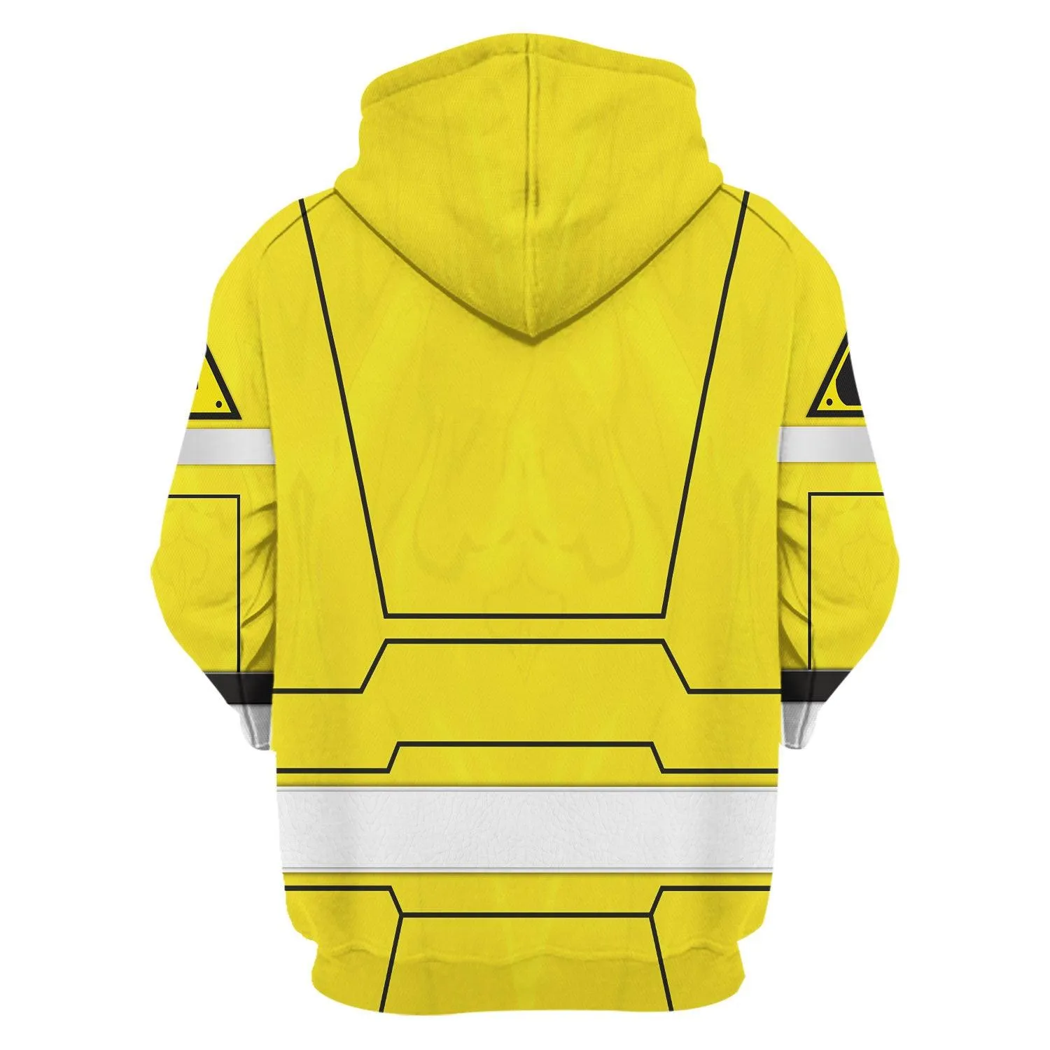 Gearhomie Yellow Power Rangers Turbo Hoodies Sweatshirt T-shirt Hawaiian Tracksuit