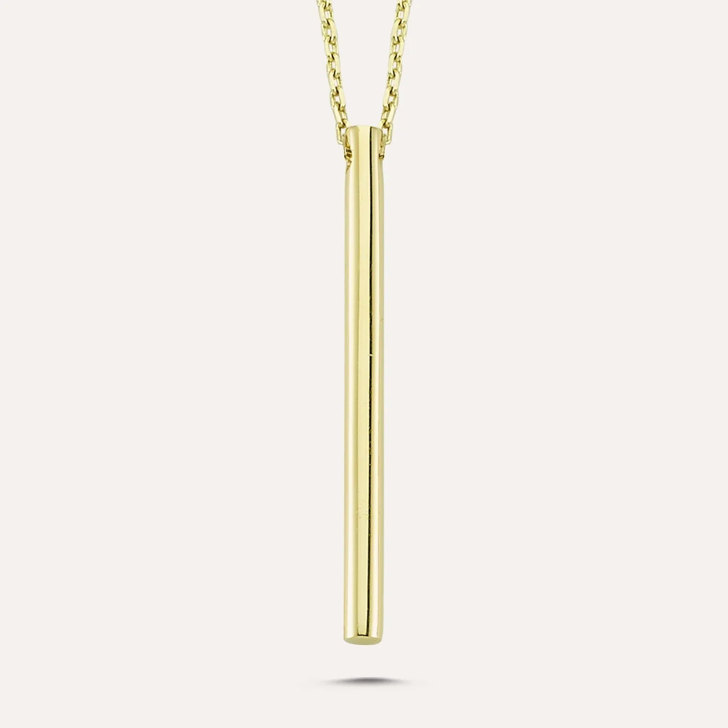 Gold-Filled Medium Length Stick Necklace