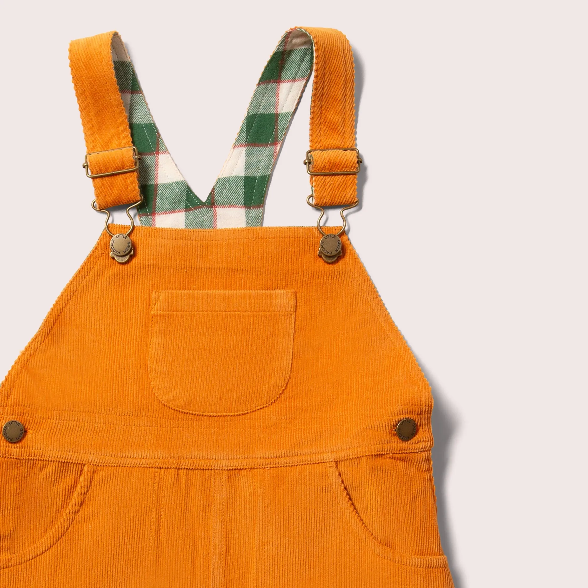 Golden Ochre Classic Pinafore Dress