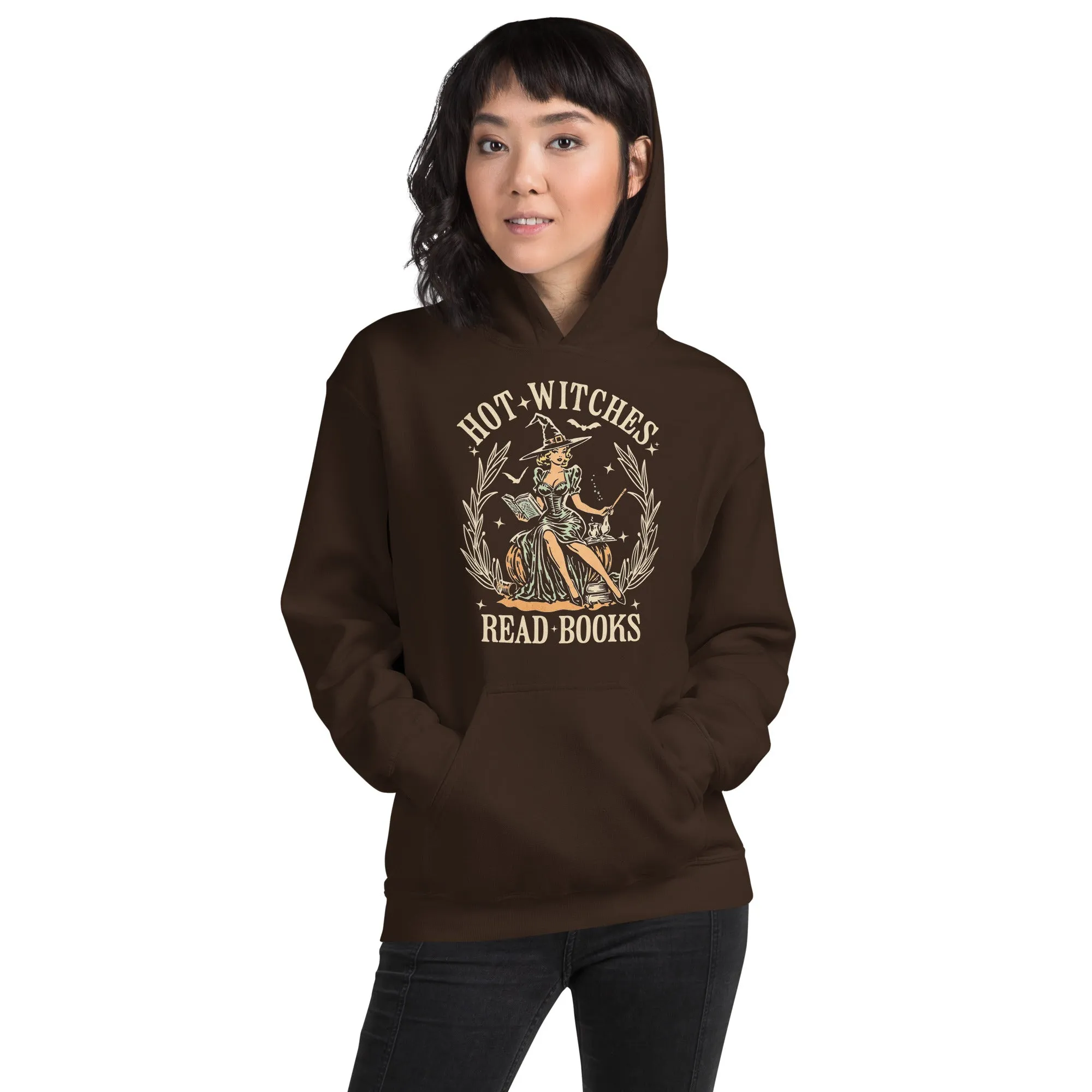 Hot Witches Read Books Hoodie