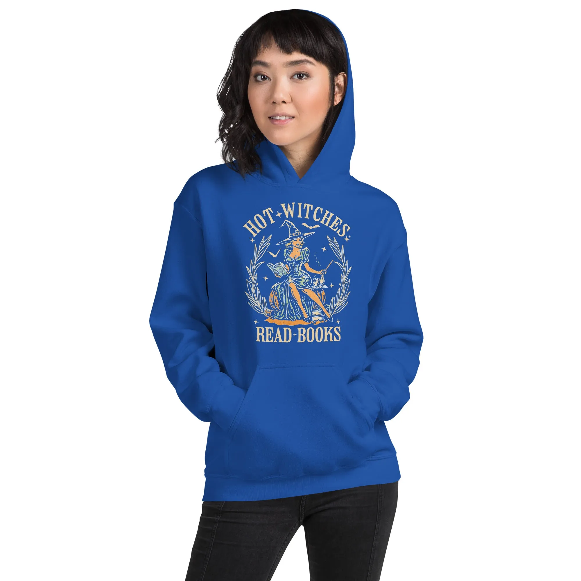 Hot Witches Read Books Hoodie