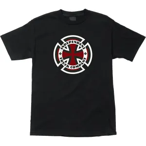 Independent Ringed Cross T-Shirt Medium - Black