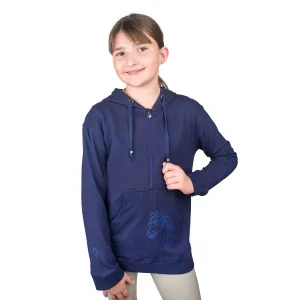 Kids' Horses Keep Me Stable Hoodie - Navy