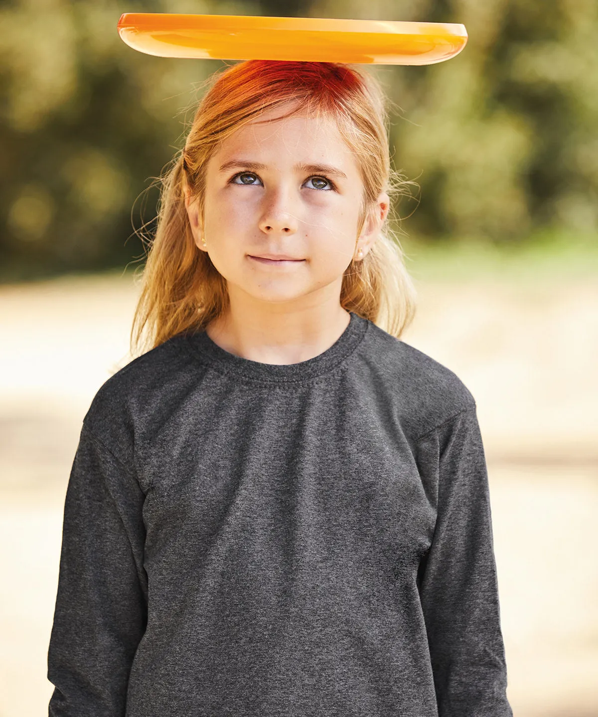 Kids long sleeve valueweight T | Black