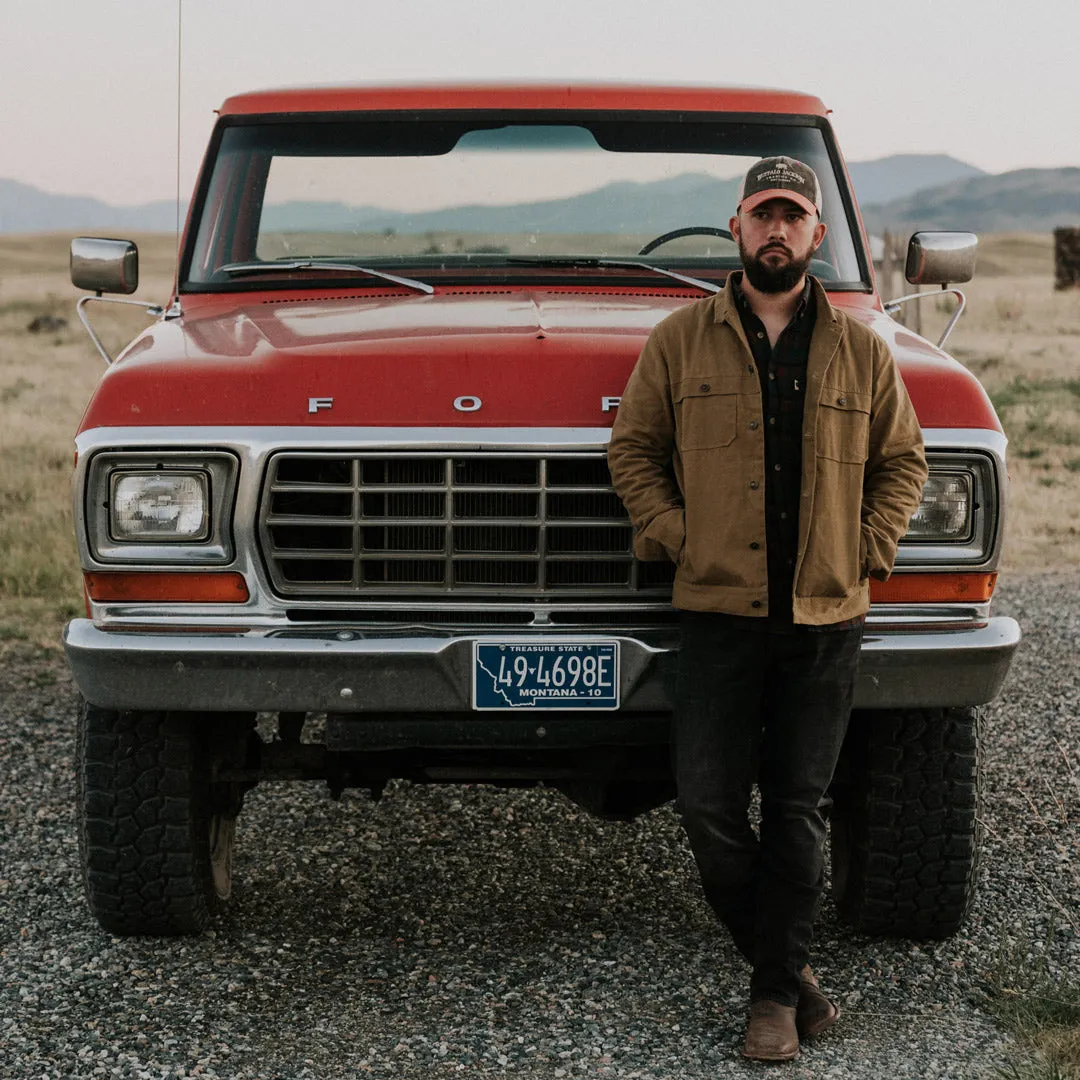 Laramie Waxed Canvas Trucker | Tobacco Tan