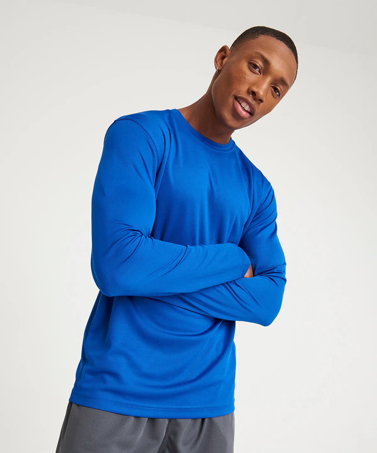 Long sleeve cool T | Sapphire Blue