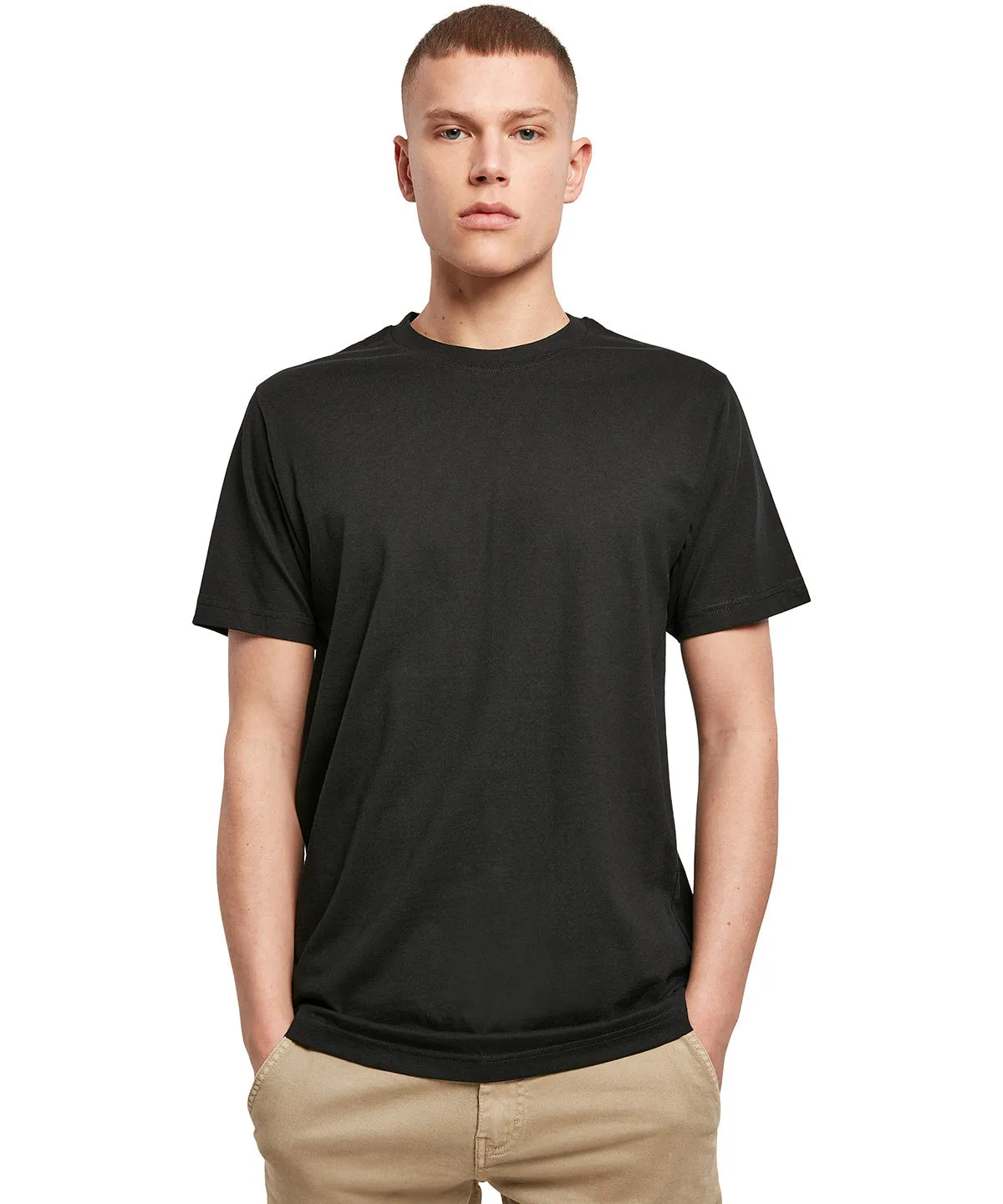 Organic t-shirt round neck | Black