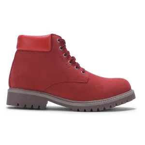 Original Woodland Women's Nubuck Leather Boots(#2249116_Port Red)