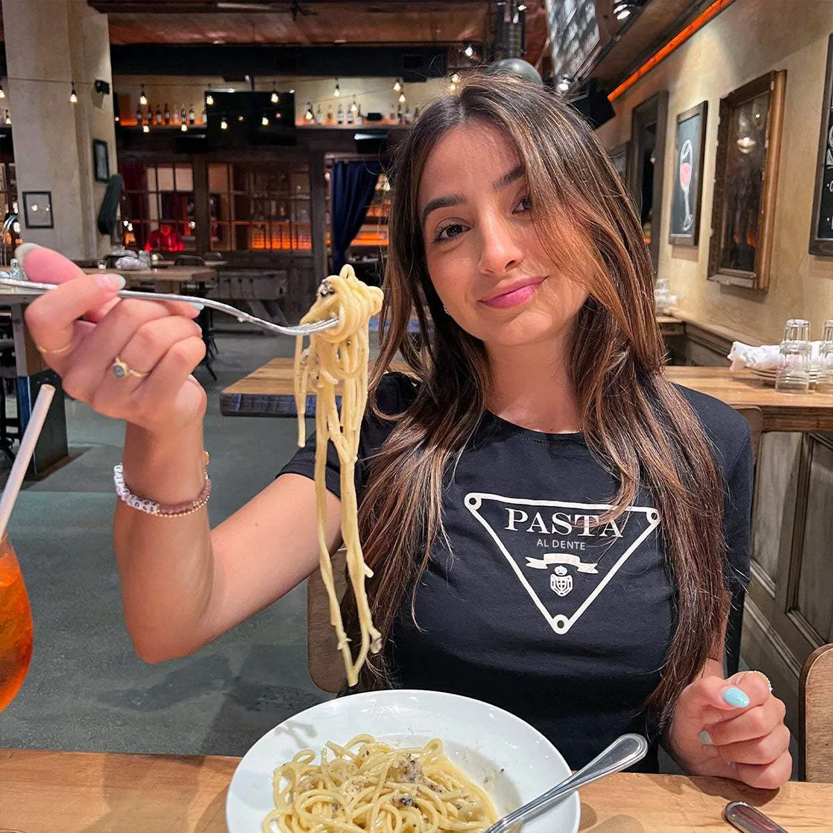 Pasta Al Dente Cropped Tee