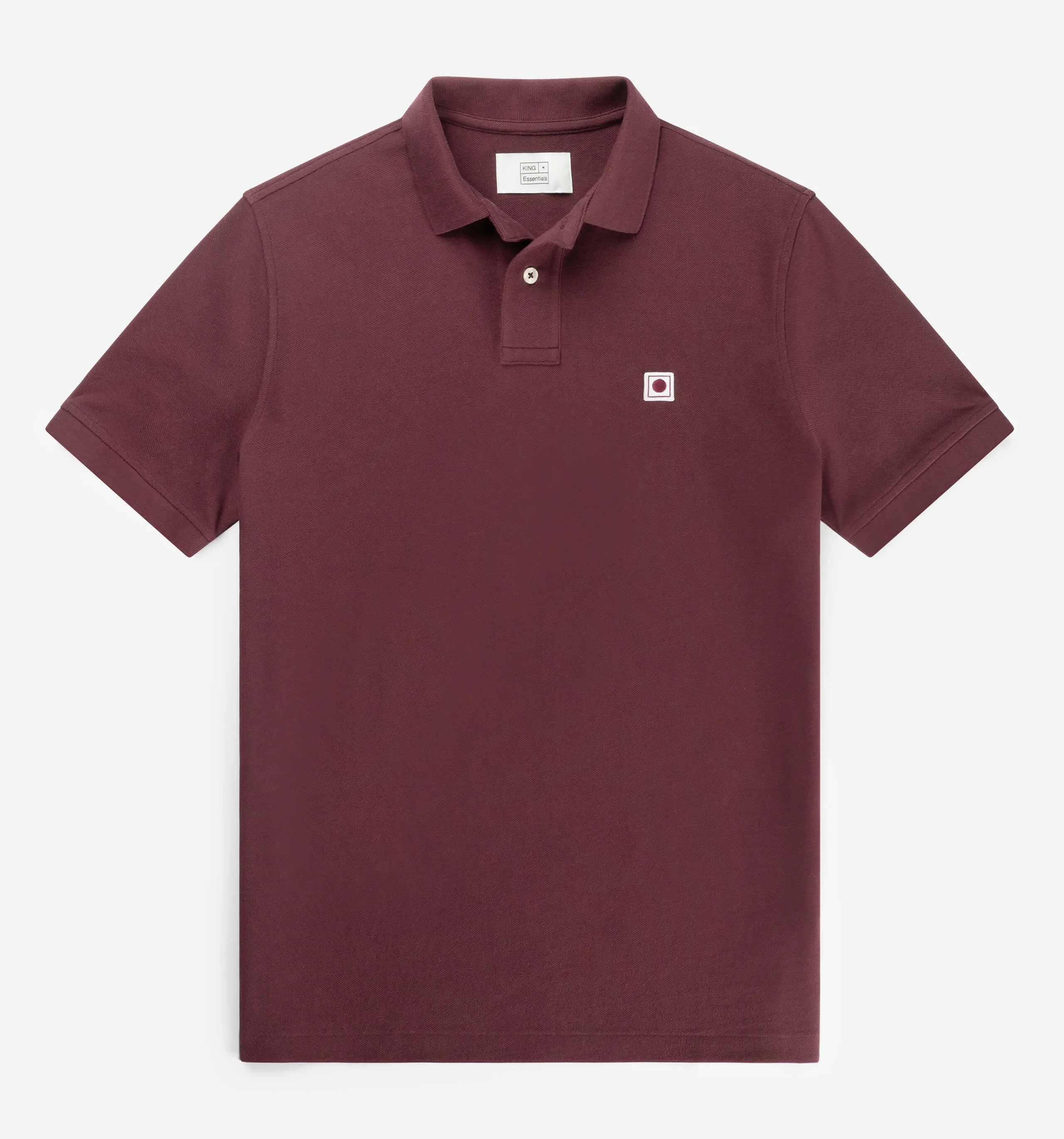 Pique Polo Burgundy