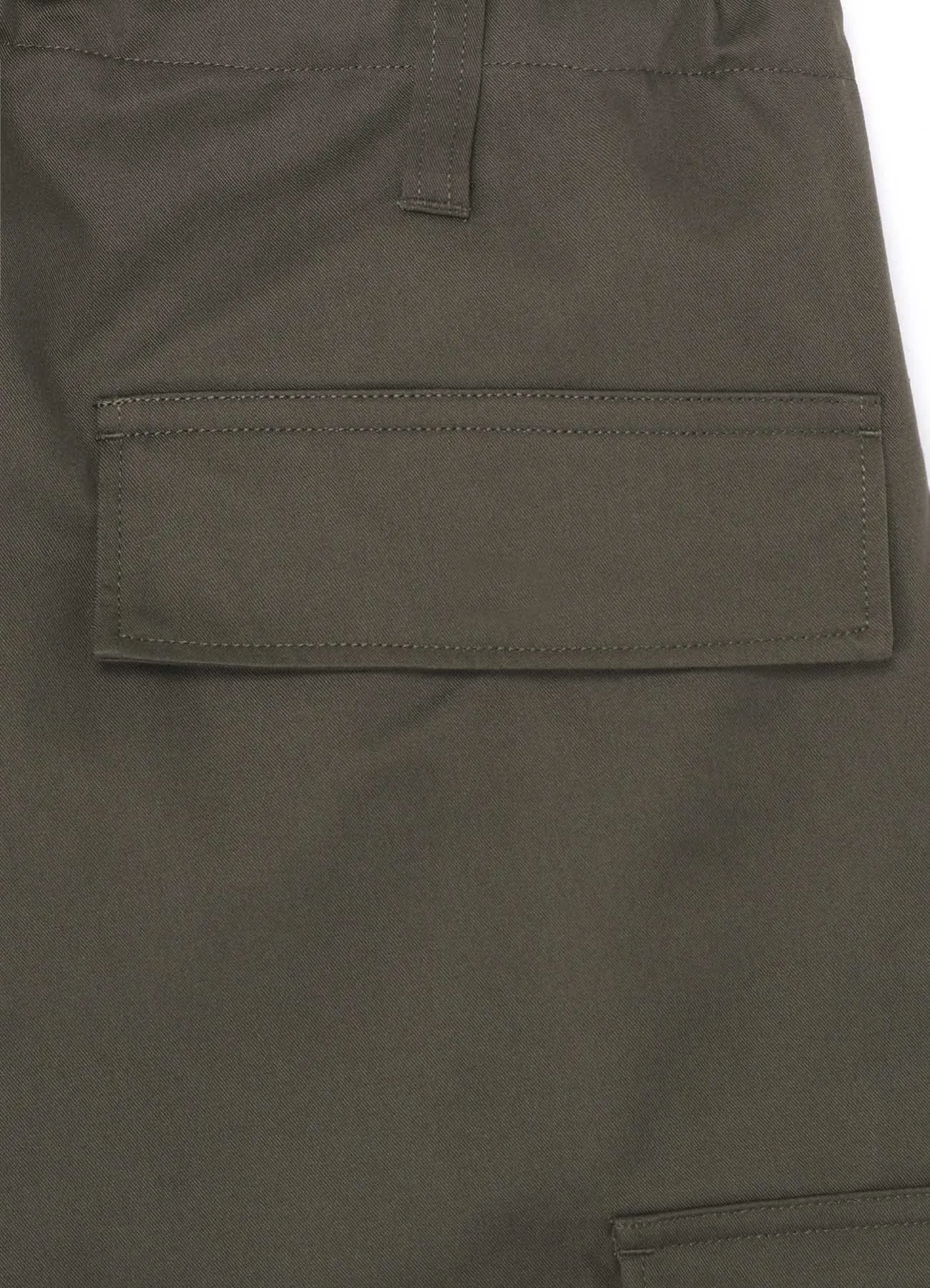 POLYESTER/COTTON TWILL CARGO PANTS