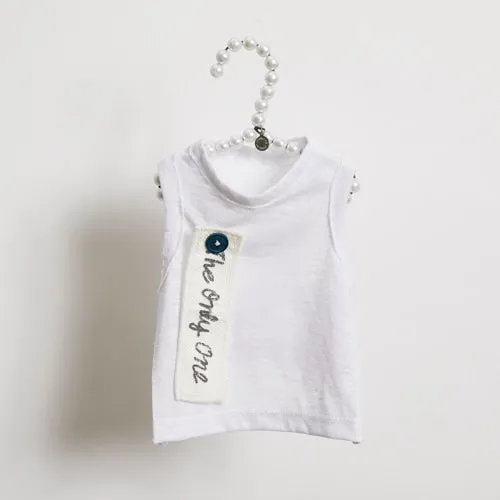 "the only one" linen sleeveless shirt - last one!