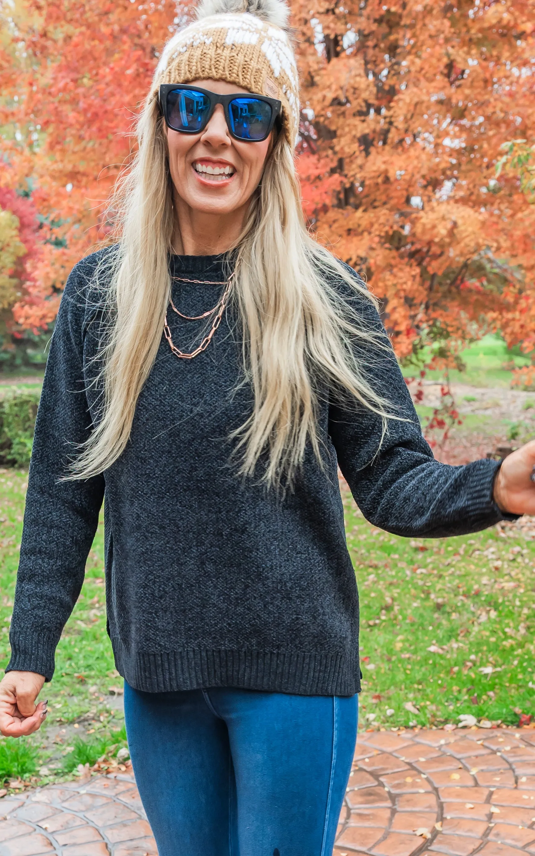 Raglan Chenille Sweater - Final Sale