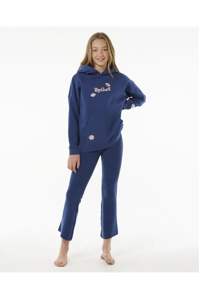 Rip Curl Summer Solstice Girls Hoody Washed Navy