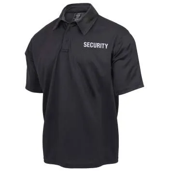 Rothco Moisture Wicking Security Polo Shirt | Black, White, Navy, Hi-Vis