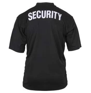 Rothco Moisture Wicking Security Polo Shirt | Black, White, Navy, Hi-Vis