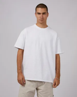 Seersucker Tee White