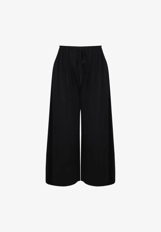 Shana OUTSTANDINGLY SOFT Palazzo Pants - Black